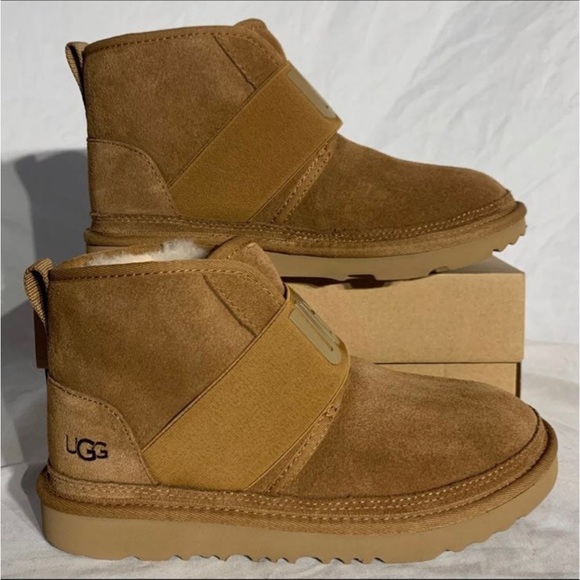 UGG Australia Neumel Camel Tan Suede Boots New With Box Womans Sizes Listed - Picture 7 of 7